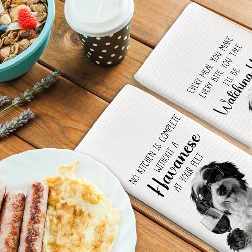 Dog Kitchen Towels Decor Set of 2 - Image 4