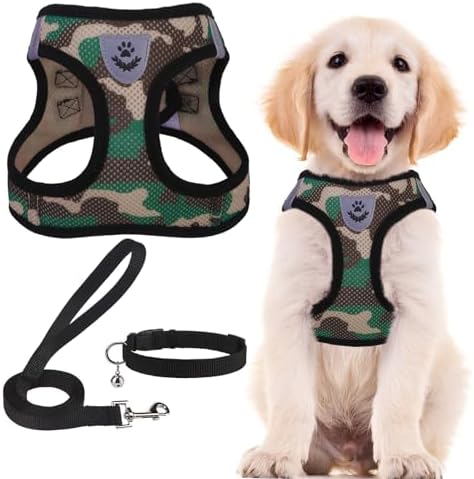 PUPTECK Dog Harness, Collar and Leash Set No Pull by PUPTECK