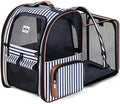 Large Cat Backpack Carrier Expandable Pet Carrier Backpack by LEKEBOBOR