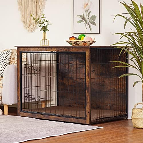 DWANTON 43.3" XXL Dog Crate Furniture - Image 7