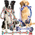 Rocfish 4 Pack Dog Rope Toys for Aggressive Chewers, Tough Tug of War Dog Toys by Unknown