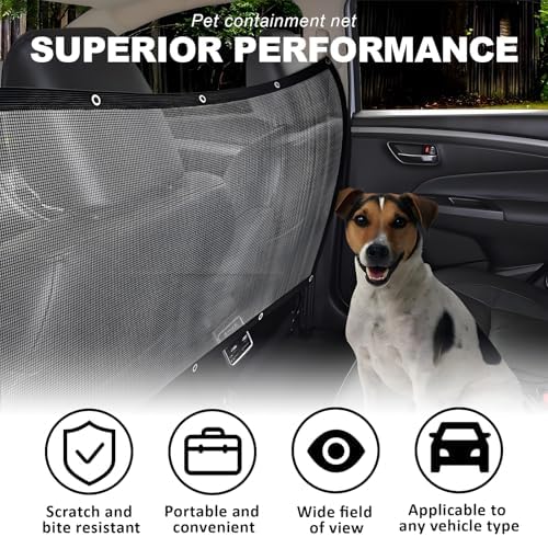 Car Dog Barrier Net Universal Dog Barrier - Image 3