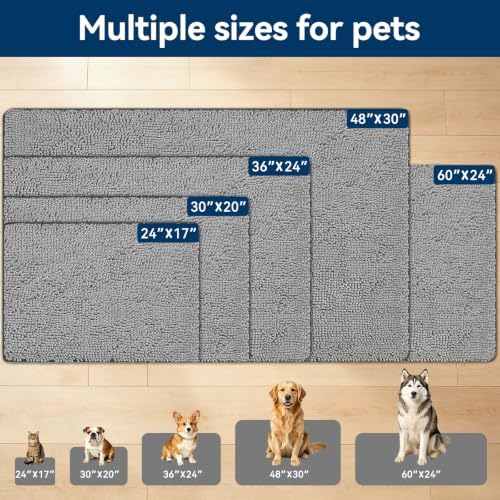Bcoimo Super Absorbent Dog Door Mat - Image 5