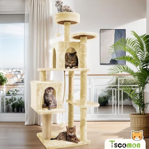 58.5inch Large Cat Tree Tower Condo - Image 6