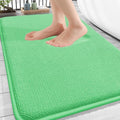 OLANLY Thick Memory Foam Bathroom Rug 30x20, Absorbent Bath Mat, Mint Green by OLANLY
