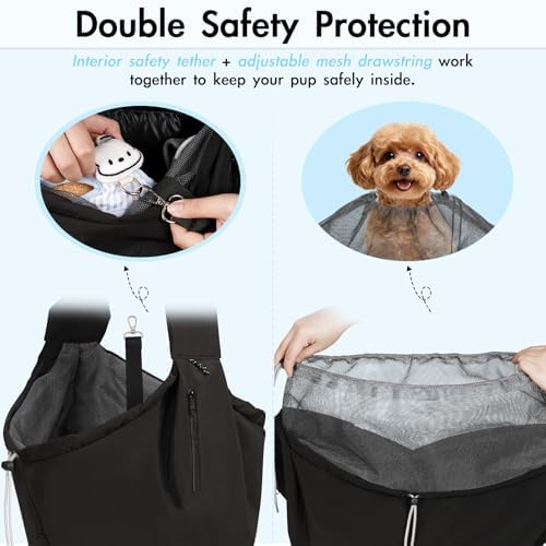 Dog Carrier Sling, Puppy Carrier Sling 20 lbs - Image 6
