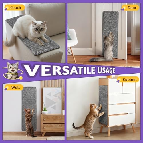 ENONCI Corner Cat Scratcher, 30x11.8 Furniture Furniture Protector Couches & - Image 5