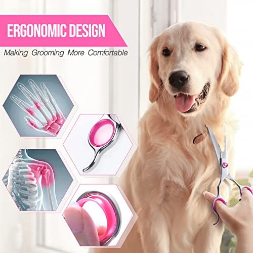 Gimars Dog Grooming Scissors Kit Professional 4CR - Image 5