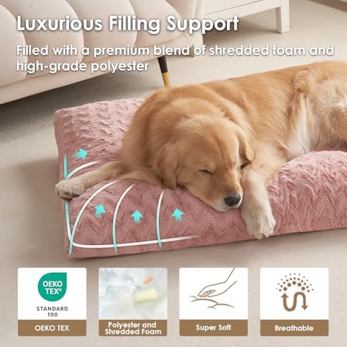 EHEYCIGA Washable XL Dog Beds Large Sized Dog, 44x32 Inch Pet Bed - Image 2