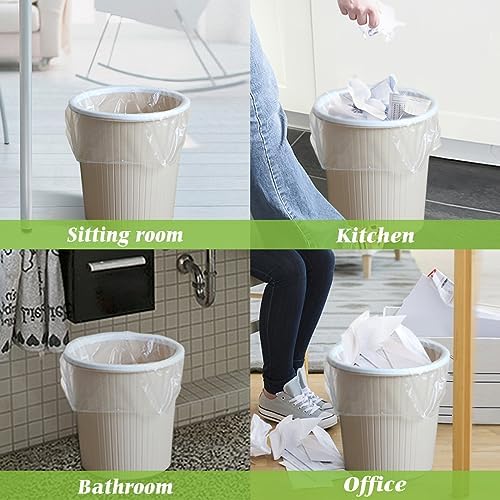 2.6 Gallon 220 Counts Small Trash Bags Garbage Bags by Teivio, Bathroom Trash - Image 5