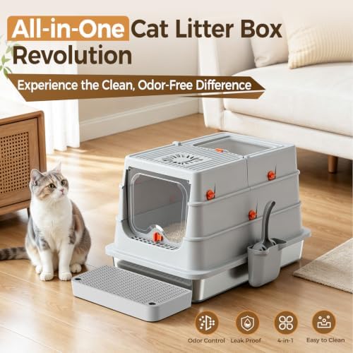 Stainless Steel Litter Box - Image 2