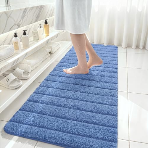AROGAN Luxury Long Bathroom Runner Rugs 24x72 Inch Bath Rug Non Slip - Image 2