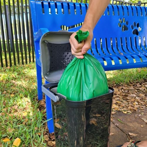 EcoLeo Compatible Liner Bags for Pet Waste Pail, Bamboo Charcoal Deodorizer Bags - Image 4