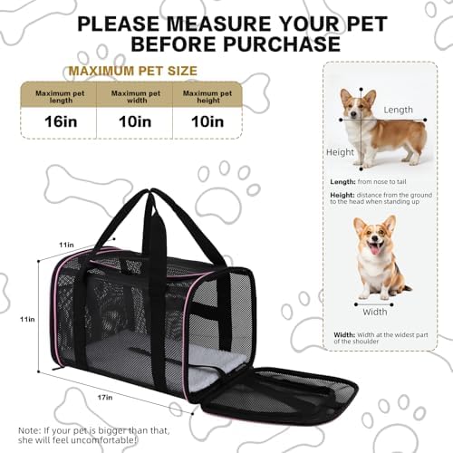 Cat Carrier Soft-Sided Dog Pet Carrier Pets Travel Carriers - Image 2