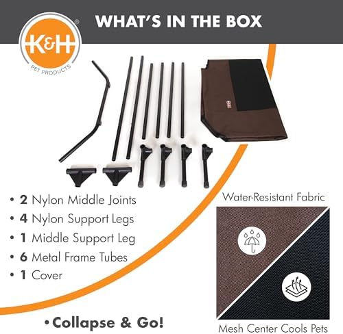 K&H Outdoor Elevated Dog Bed for Large & X-Large Pets - Image 6