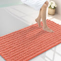 Smiry Bathroom Rugs 44X24, Extra Soft Rubber Backing Chenille Bath Mats by Smiry