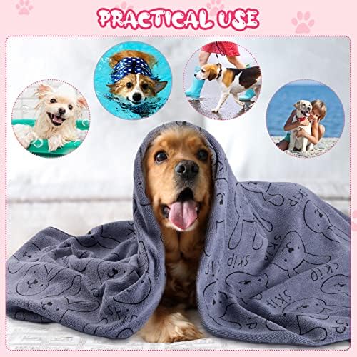 Tatuo 22 Pcs Dog Towels for Drying 20 x 40 Inch Pet Bath Towels Absorbent - Image 6
