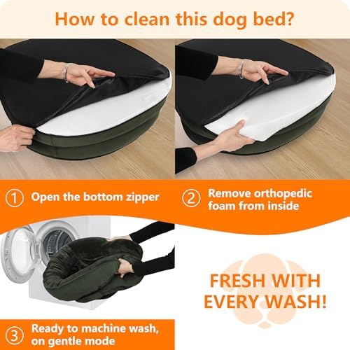 Dwanton Orthopedic Waterproof X-Large Dog Bed Sofa, Gel Memory Foam - Image 7