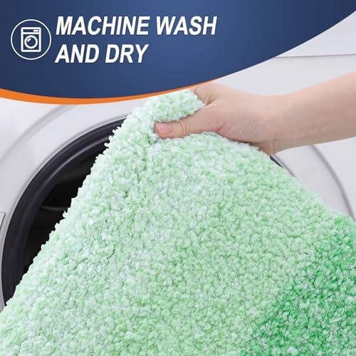 OLANLY Bathroom Runner Rug 47x17, Extra Soft Absorbent Microfiber Bath Rugs - Image 5