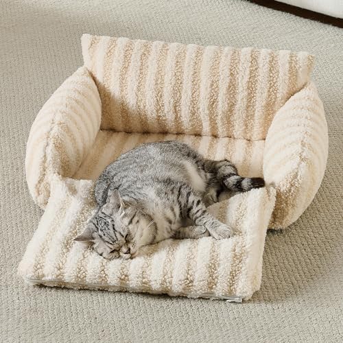 Hollypet Cat Bed Small Dog Orthopedic Couch Beds - Image 6