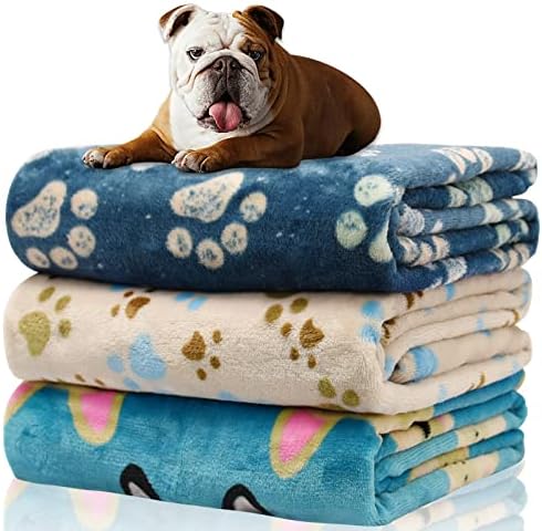 Rezutan 3 Pack Premium Soft Dog Blanket by Rezutan