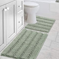 H.VERSAILTEX Bathroom Rugs Bath Rug Set 2 Piece Bathroom Contour Rug Toilet Mat by HVERSAILTEX