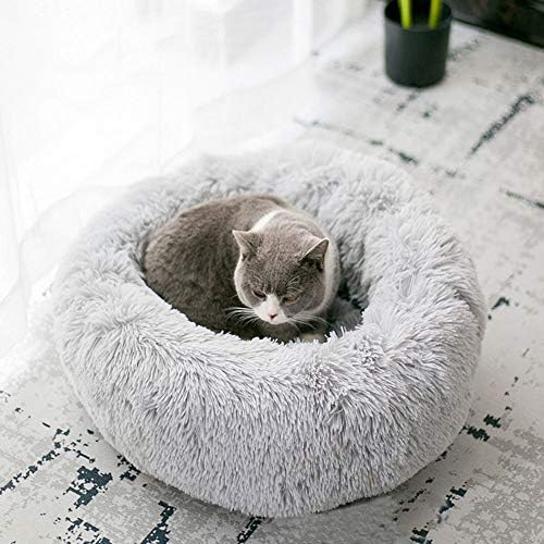 Cat Bed for Indoor Cats, Mini Plush Self Warming Kitten Bed, 20 Inch - Image 6