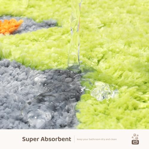Molesun Dinosaur Bath Mat 20x31, Soft Absorbent Microfiber Bath Rugs - Image 4