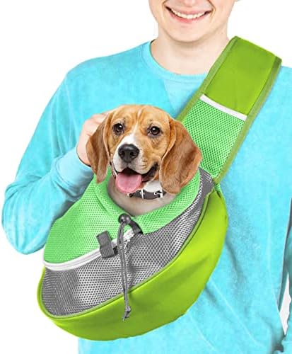 Cuddlissimo Small Dog Sling Carrier, Pet Cat Sling, Puppy Pouch by Cuddlissimo