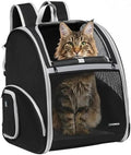 Pet Backpack Carrier, Large Cat Carrier Backpack Up to 20 Lbs by FERMAO