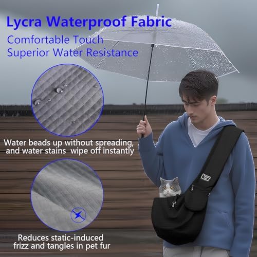Dog Sling Water-Resistant Fabric - Image 3