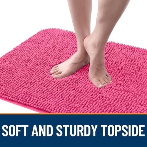 OLANLY Dog Door Mat for Muddy Paws 30x20, Super Absorbent Chenille Mud Mat - Image 4