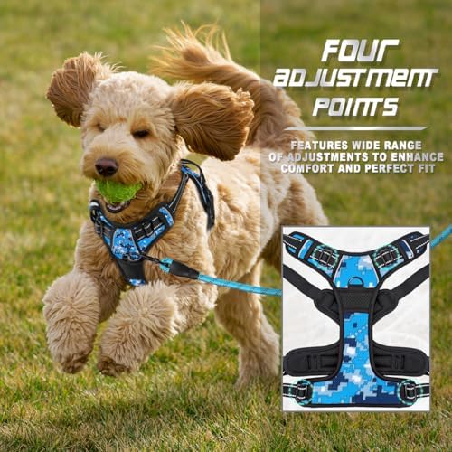 BARKBAY Dog Harness No Pull for Small Sized Dog Front Back Clips, Dog Vest - Image 6