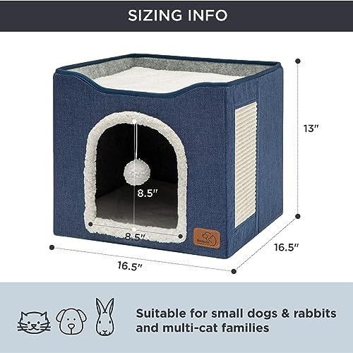 Bedsure Cat House Bed for Indoor Cats - Image 6