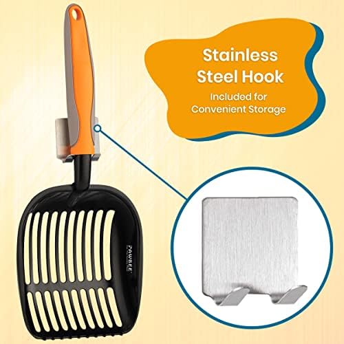 PAWBEE Premium Non-Stick Metal Cat Litter Scooper - Image 6