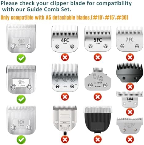 Professional Animal Stainless Steel Comb Set - Image 3