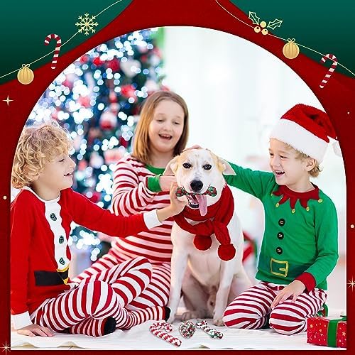 24 Pcs Christmas Dog Rope Toys Puppy Chew Teething,Classic Style - Image 6