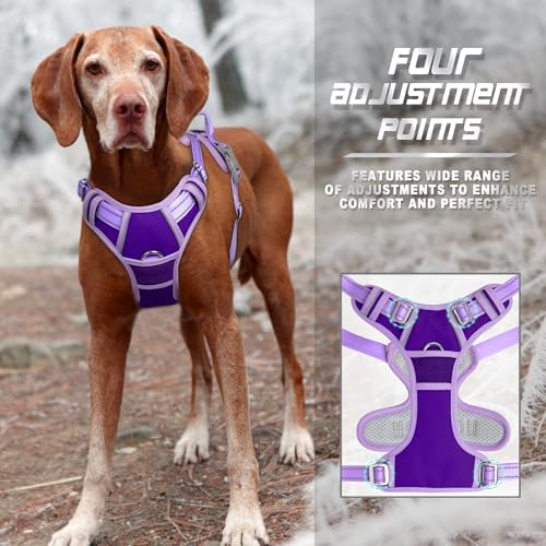 BARKBAY Dog Harness No Pull for Large Dogs Front Back Clips, Dog Vest - Image 6