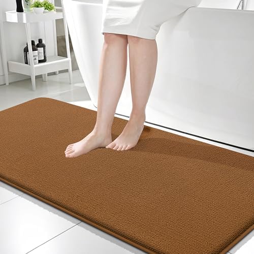 OLANLY Memory Foam Bathroom Runner Rugs 59x24, Absorbent Long Mat by OLANLY