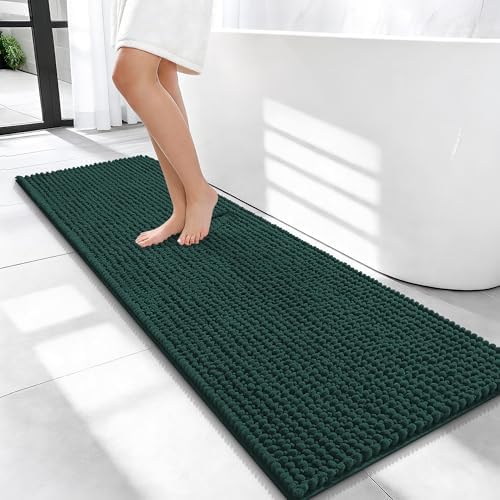 OLANLY Thick Chenille Bathroom Runner Rugs Mats 47x17 by OLANLY