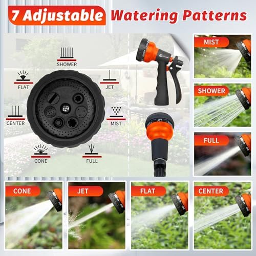AUTOMAN-Garden-Hose-Nozzle, 2 Pack ABS Water Spray Nozzle - Image 2