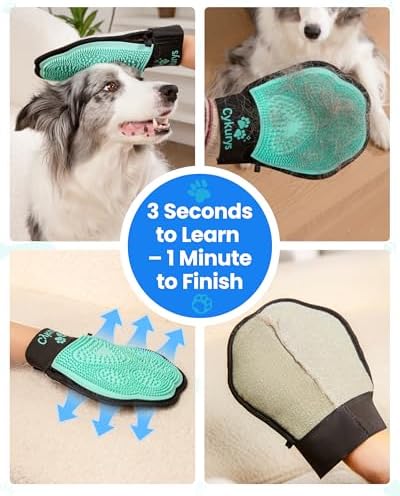 Pet Hair Removal Glove for Dogs & Cats - Image 4