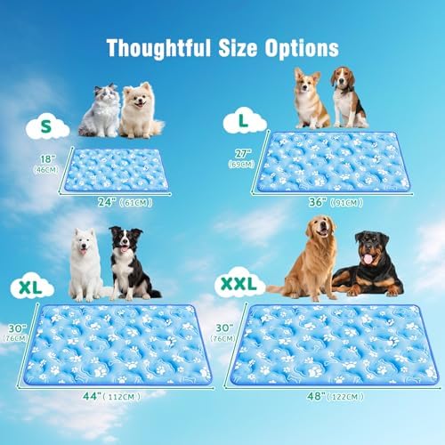 Dog Cooling Mat, Large Cooling Dog Bed Mat - Image 6