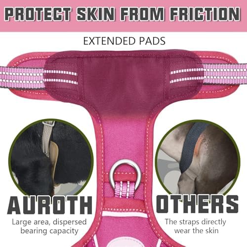 AUROTH Dog Harness for Small Medium Dogs, Tactical No Pull Dog Vest - Image 4