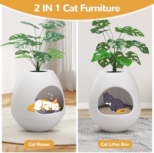Eggloa6 Plant Large Cat Hidden Litter Box - Image 6
