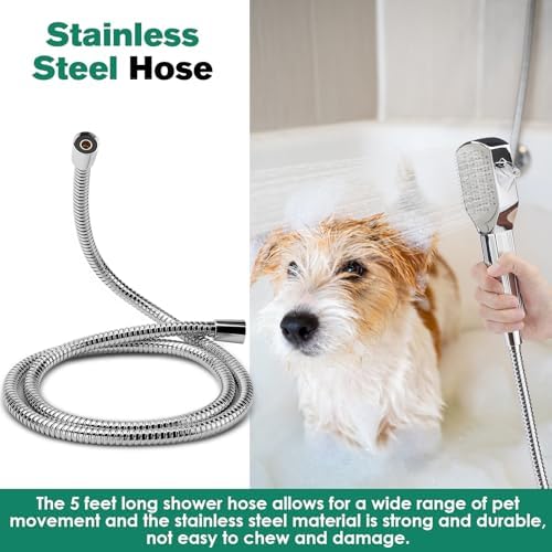 Dog Shower Attachment, Pet Washing Shower Sprayer - Image 4