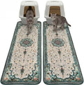 Hompet Cat Litter Mat 2 Pack, 20x60 Large Machine Washable Trapping Mats by Hompet