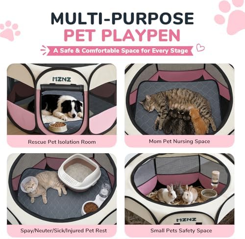 Dog Cat Small Animal Puppy Playpen Crate - Image 3