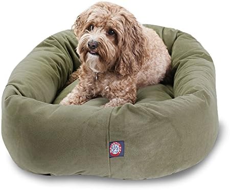 Majestic Pet Suede Calming Dog Bed, 32 Inch Medium by MajesticPet