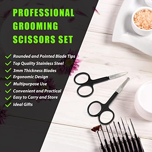 LePinko Facial Hair Small Grooming Scissors - Image 2